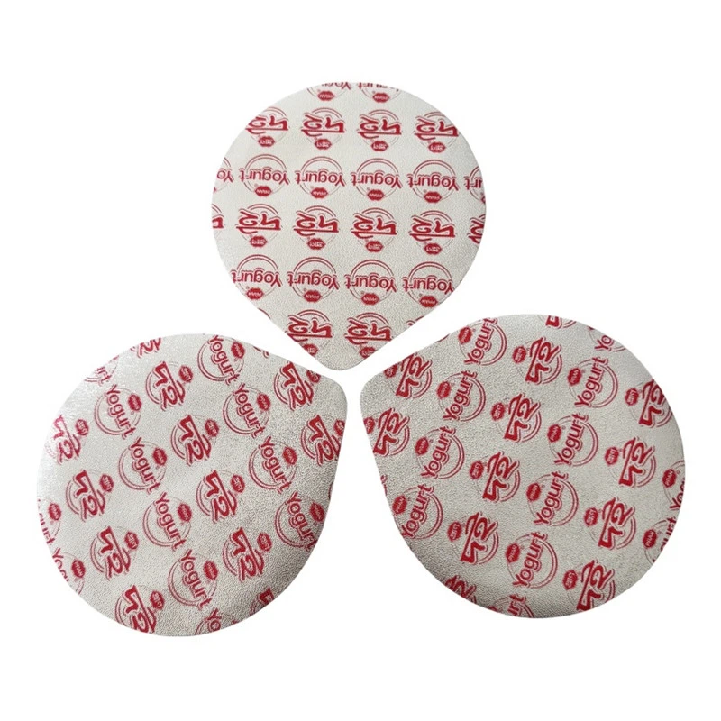 Enkel-kleur bedrukt deksel van aluminiumfolie